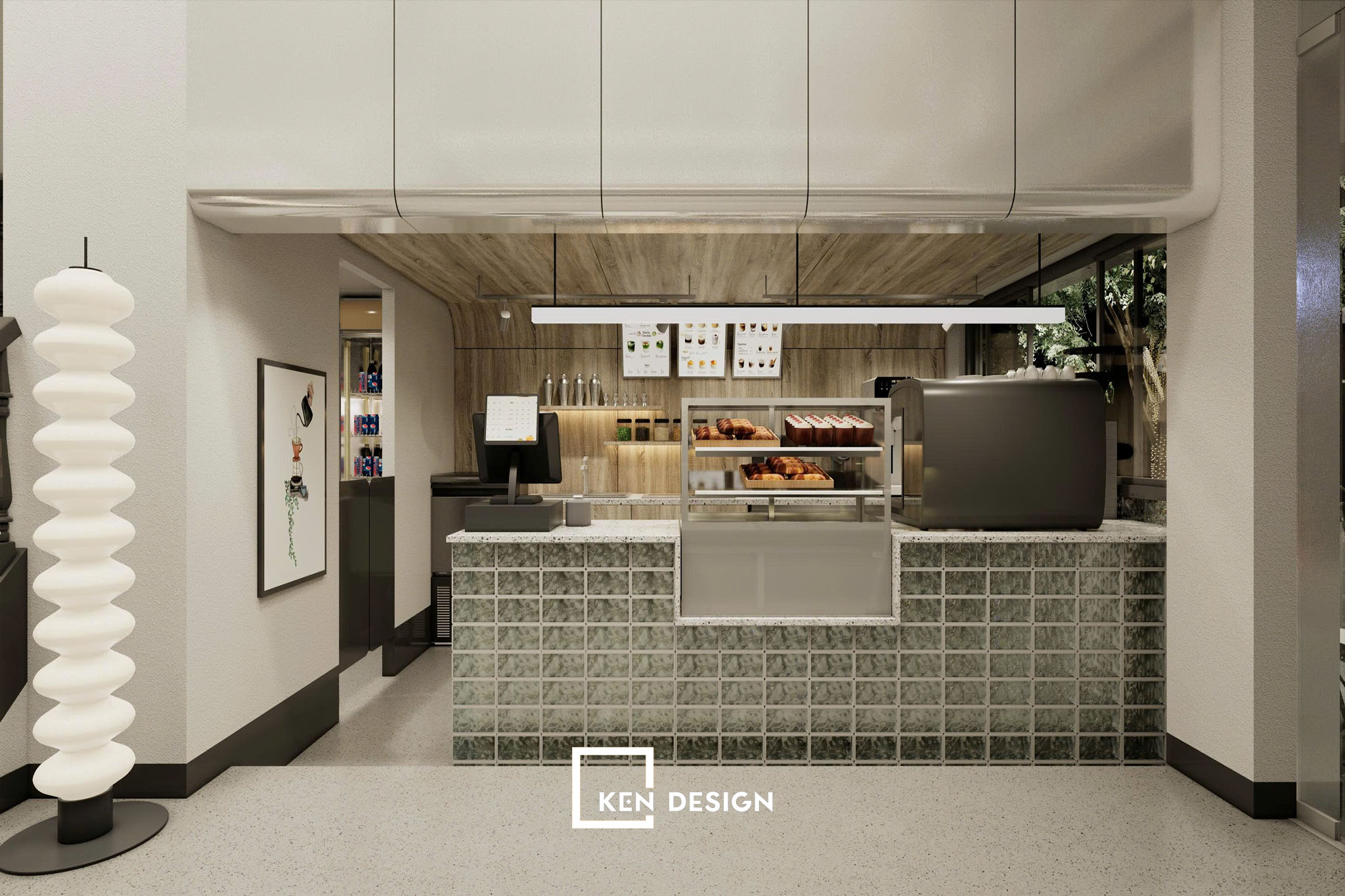 Ứng dụng đường thẳng kéo dài và kệ tủ kịch trần 